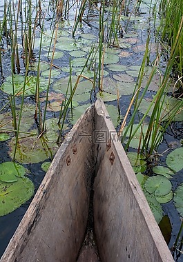 小船,河,船