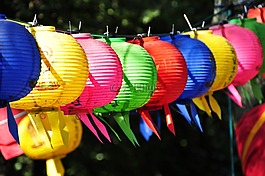 豐富多彩,lampion,紅色