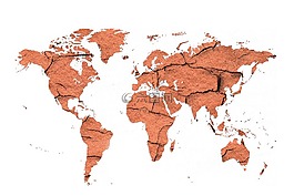 世界地图,破解,沙漠