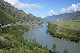 阿爾泰山,景觀,夏季