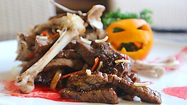 萬圣節(jié),食品,可怕