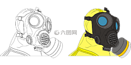 防護(hù)服,掩碼,吸收
