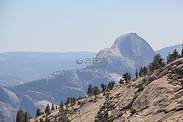 山脈,優(yōu)勝美地,山
