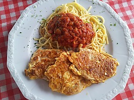 吃,食品,肉