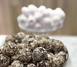 松露,巧克力,甜點