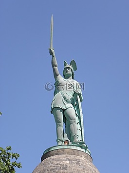 hermannsdenkmal,雕像,德国