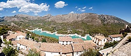 guadalest,西班牙,山