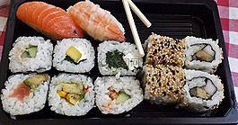寿司,寿司盒,亚洲
