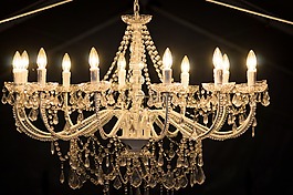 chandalier,光,燈泡