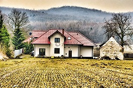 polanowo,房子,村