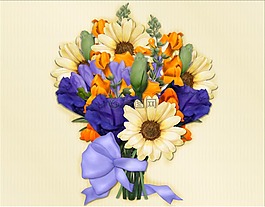 花,花的,花束
