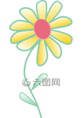 花,黃色,開花