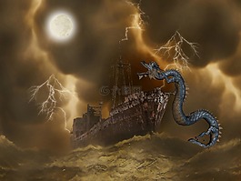 幻想,海龍,海