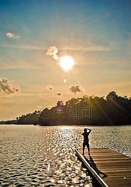 lightseeker,太陽,湖