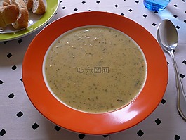 湯,板,勺子