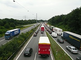 公路,的pkw,卡车