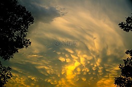 天空,云,憤怒