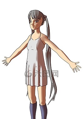 女孩,繪圖,動(dòng)漫