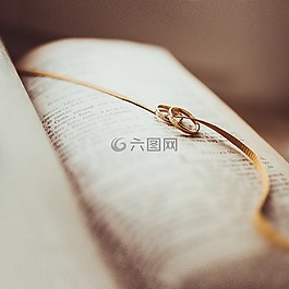 結(jié)婚戒指,書,文本