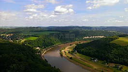 易北河,易北河砂巖山,薩克森