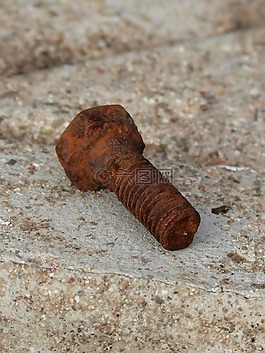 螺钉,铁,生锈