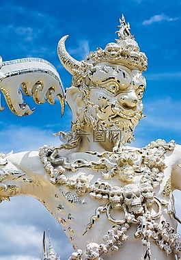 白寺,清萊,泰國