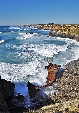 水域,海岸,海