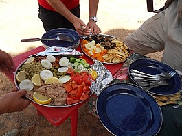 野餐,吃,食品