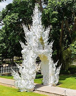 白寺,清萊,泰國