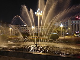 成都,天府廣場,夜景