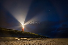 燈塔,夜,指路明燈