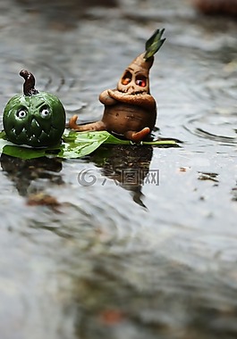 水,葉,數(shù)字