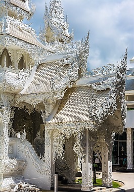 白寺,清萊,泰國