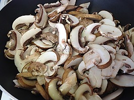 炒蘑菇,蔬菜,蘑菇