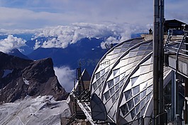 高山,zugspitze,山