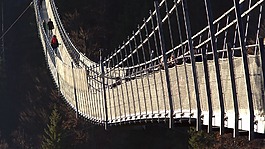 吊橋,橋梁施工,橋