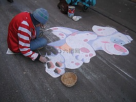 街頭藝術(shù),涂鴉,男子