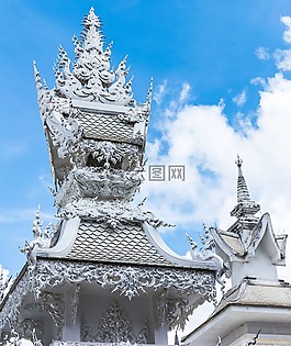 白寺,清萊,泰國