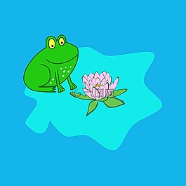 青蛙,花,利利帕德