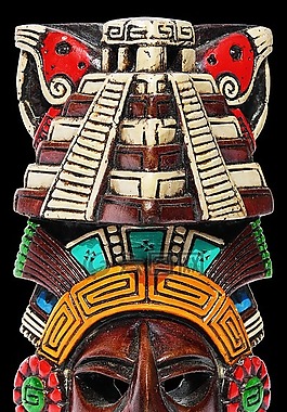 掩碼,瑪雅人,陶瓷