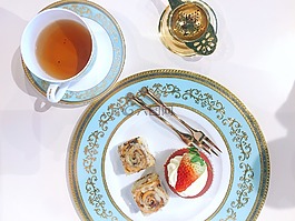 下午茶,红丝绒,蛋糕