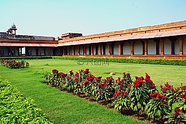 印度,fahtepur格里,寺院
