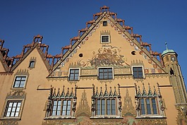 大会堂 ulm,正面,建设