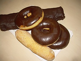 甜甜圈,糕點店,甜甜