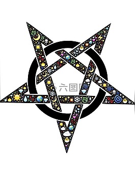 五角星,表情符號(hào),自然