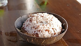 水稻,椰子,吃