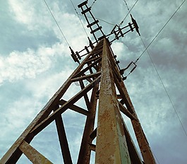 strommast,天空,不銹鋼