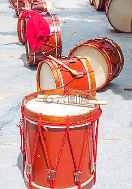 音樂(lè),鼓,紅色