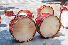 音樂(lè),鼓,紅色