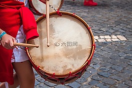 音樂(lè),鼓,紅色